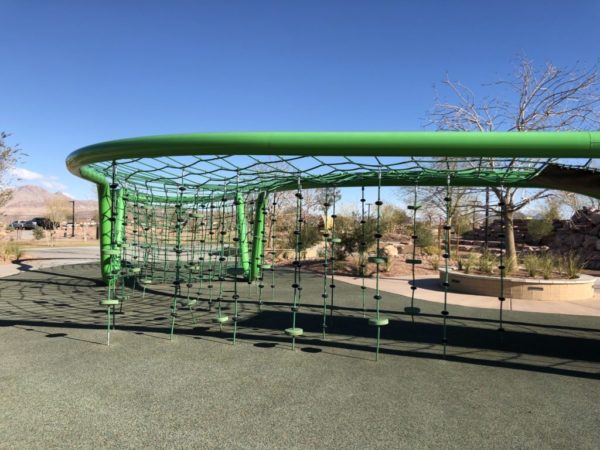 green powder coated playground equipment